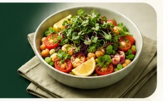 Microgreens salad